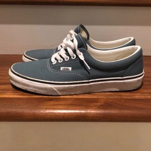 Grayish Blue Vans